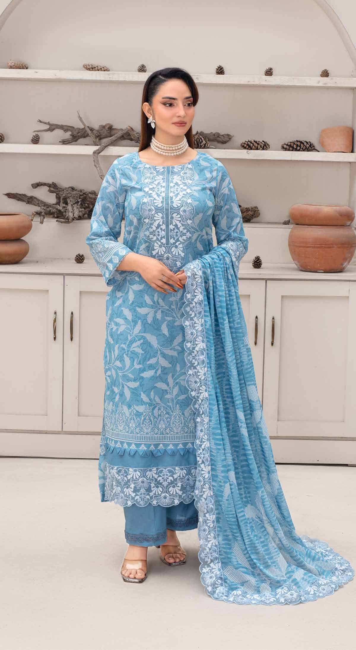 Ayeza Collection Bloom Girl Vol 152 women embroidered suit